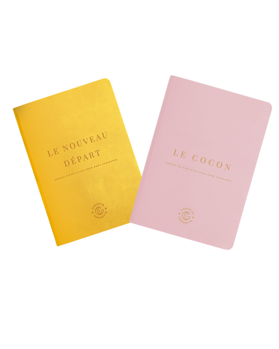 PACK RENTRÉE SELF-CARE - Carnet de bien être + carnet d'évolution