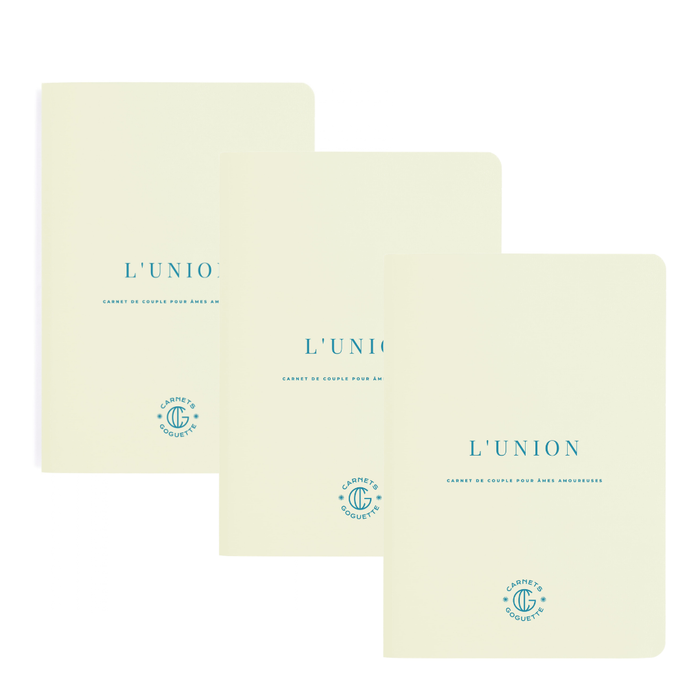 OFFRE TRIO - [PRÉCOMMANDE] L'Union, carnet de couple pour âmes amoureuses
