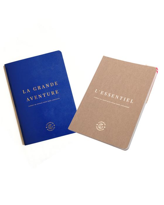 PACK ÉCOLE BUISONNIÈRE - Carnet de voyage + Carnet du quotidien
