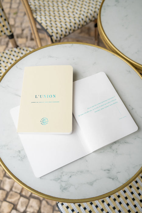 OFFRE TRIO - [PRÉCOMMANDE] L'Union, carnet de couple pour âmes amoureuses